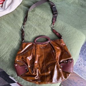 MARNI Brown Patent Leather
Balloon Hobo